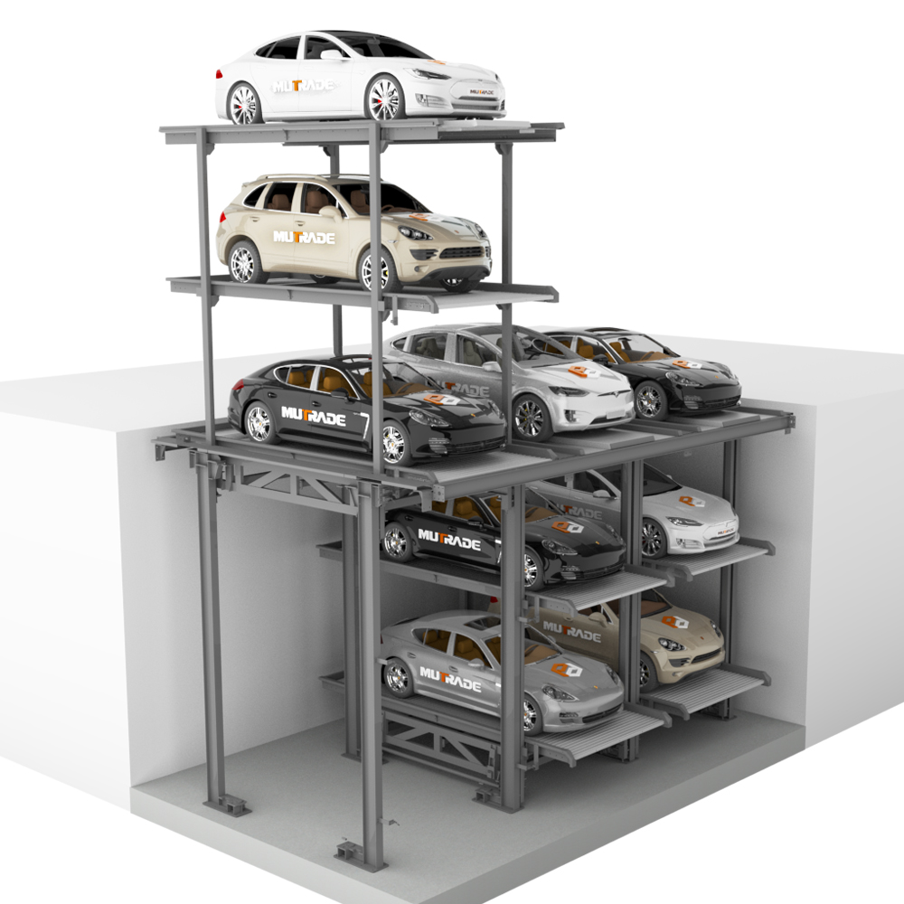 INVISIBLE UNDERGROUND PARKING SOLUTION: FOUR-POST PIT PARKING LIFT PROJECT IN CHINA