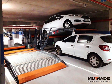 tilting Low Ceiling Car Parking Lifts equipment garage lift mutrade TPTP-2 Allen 5 - 副本.jpg