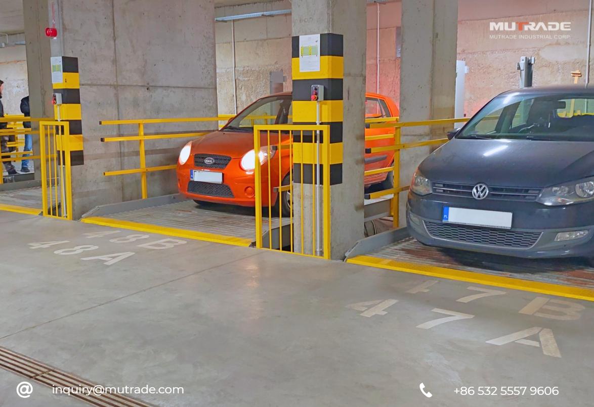 pit parking lift underground 2 post