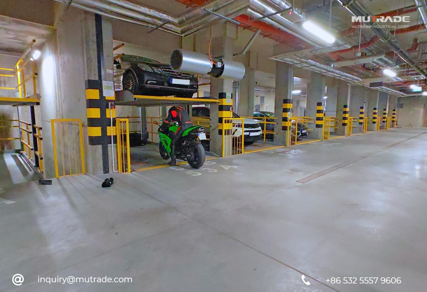 pit parking lift underground 2 post