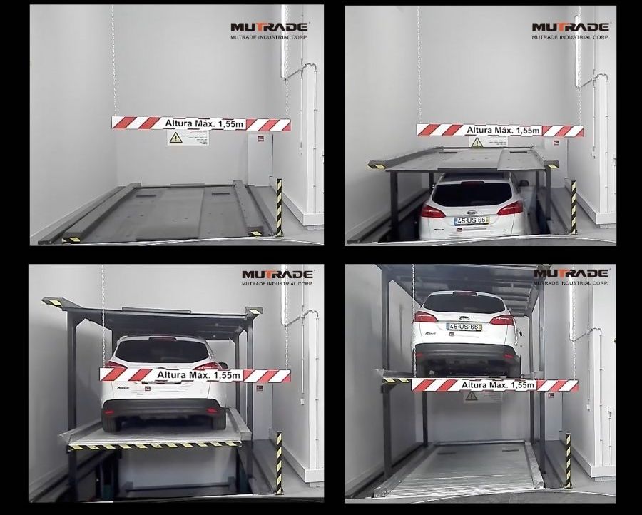 parking lift with pit underground multilevel parking system 