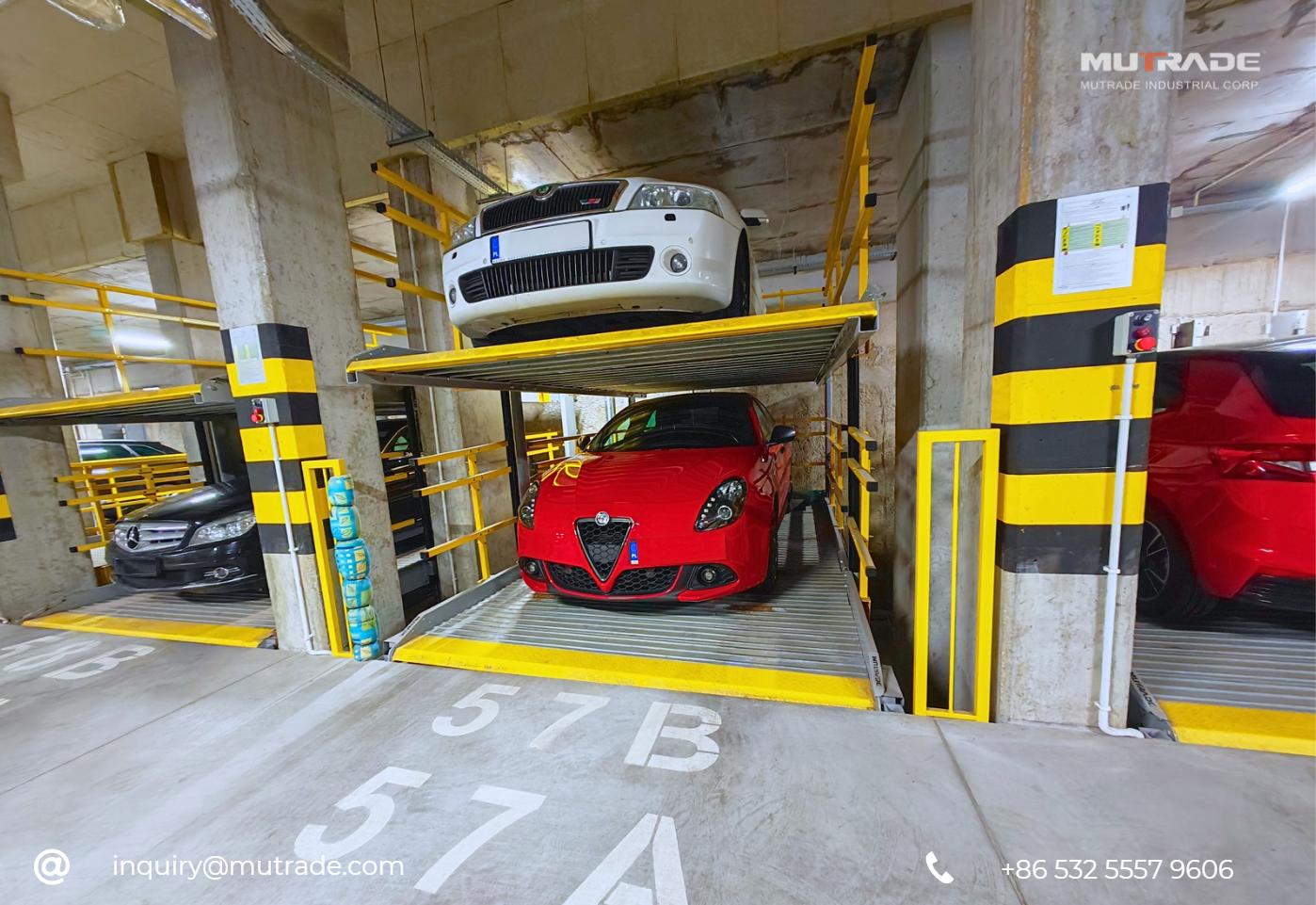 pit parking lift underground 2 post