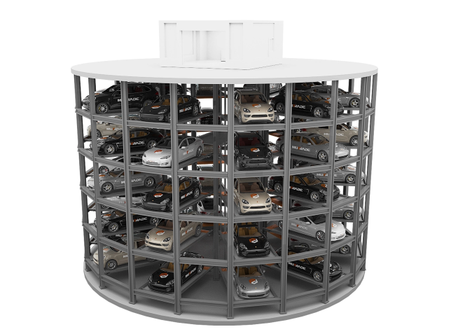 Automated Circular Tower Parking System Automated Circular Tower Parking System