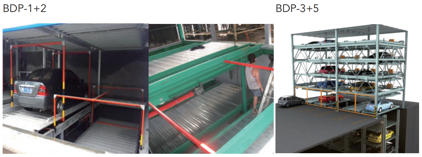 BDP-1+1 - Hydraulic Pit Puzzle Parking System